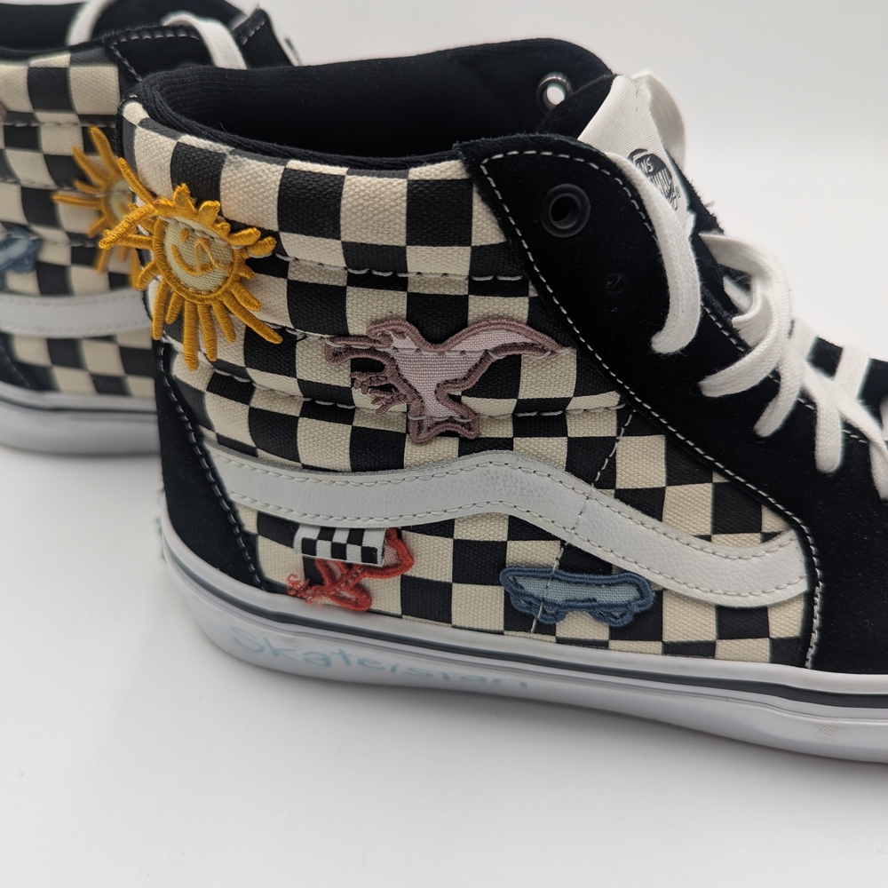 Vans Skateistan x Skate Sk8-Hi Checkerboard sneakers Size 11.5
